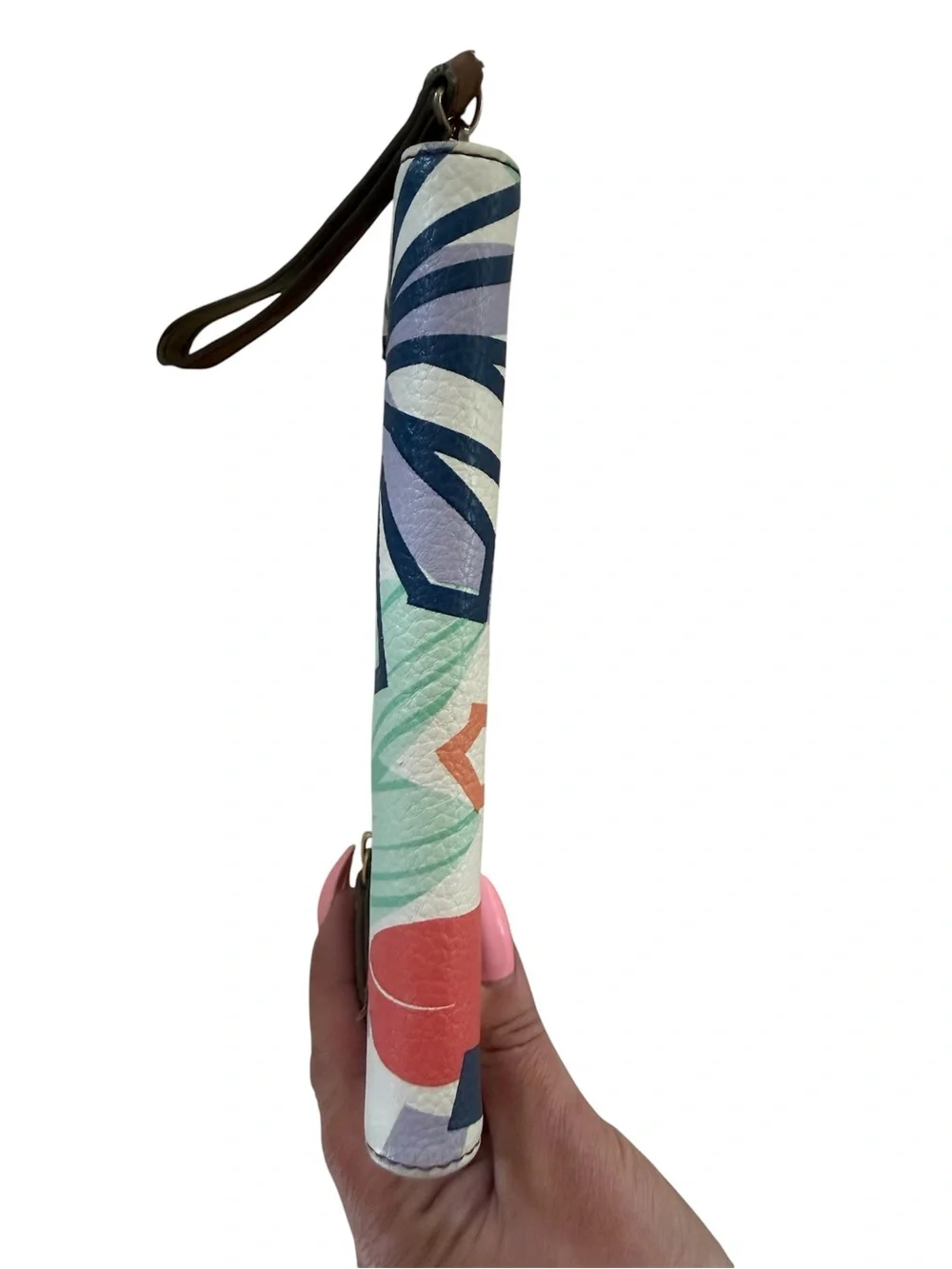 Relic- Floral Zip-Around Wristlet Wallet - White Multi